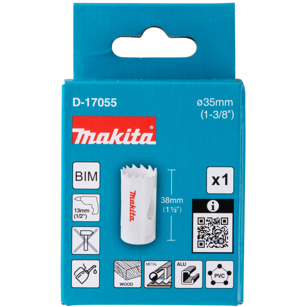 SCIE CLOCHE D35 MM BI-MÉTAL POUR PERCEUSE - MAKITA - D-17055