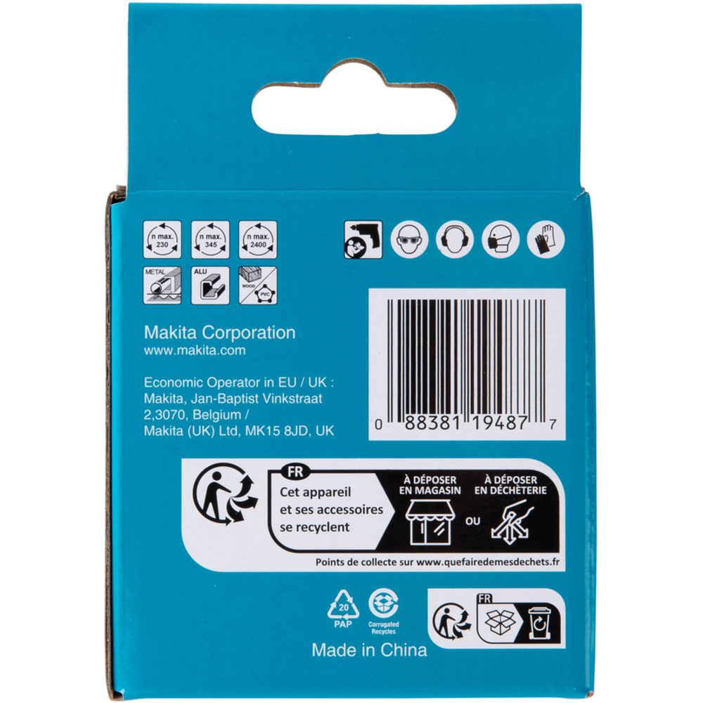 SCIE CLOCHE D38 MM BI-MÉTAL POUR PERCEUSES - MAKITA - D-17061