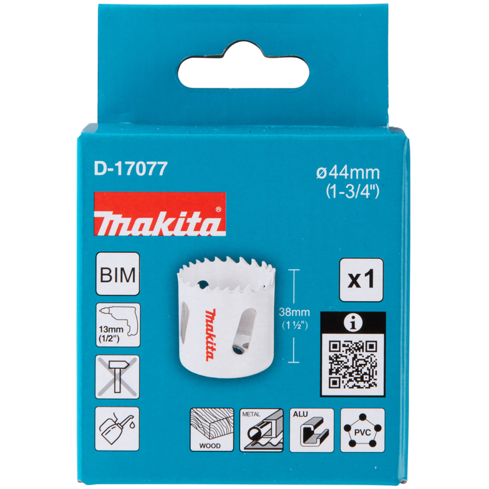 SCIE CLOCHE D44 MM BI-MÉTAL POUR PERCEUSES - MAKITA - D-17077