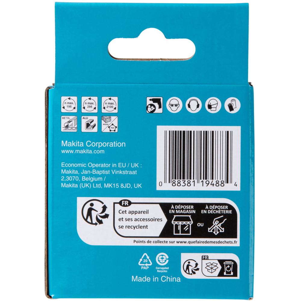 SCIE CLOCHE D44 MM BI-MÉTAL POUR PERCEUSES - MAKITA - D-17077