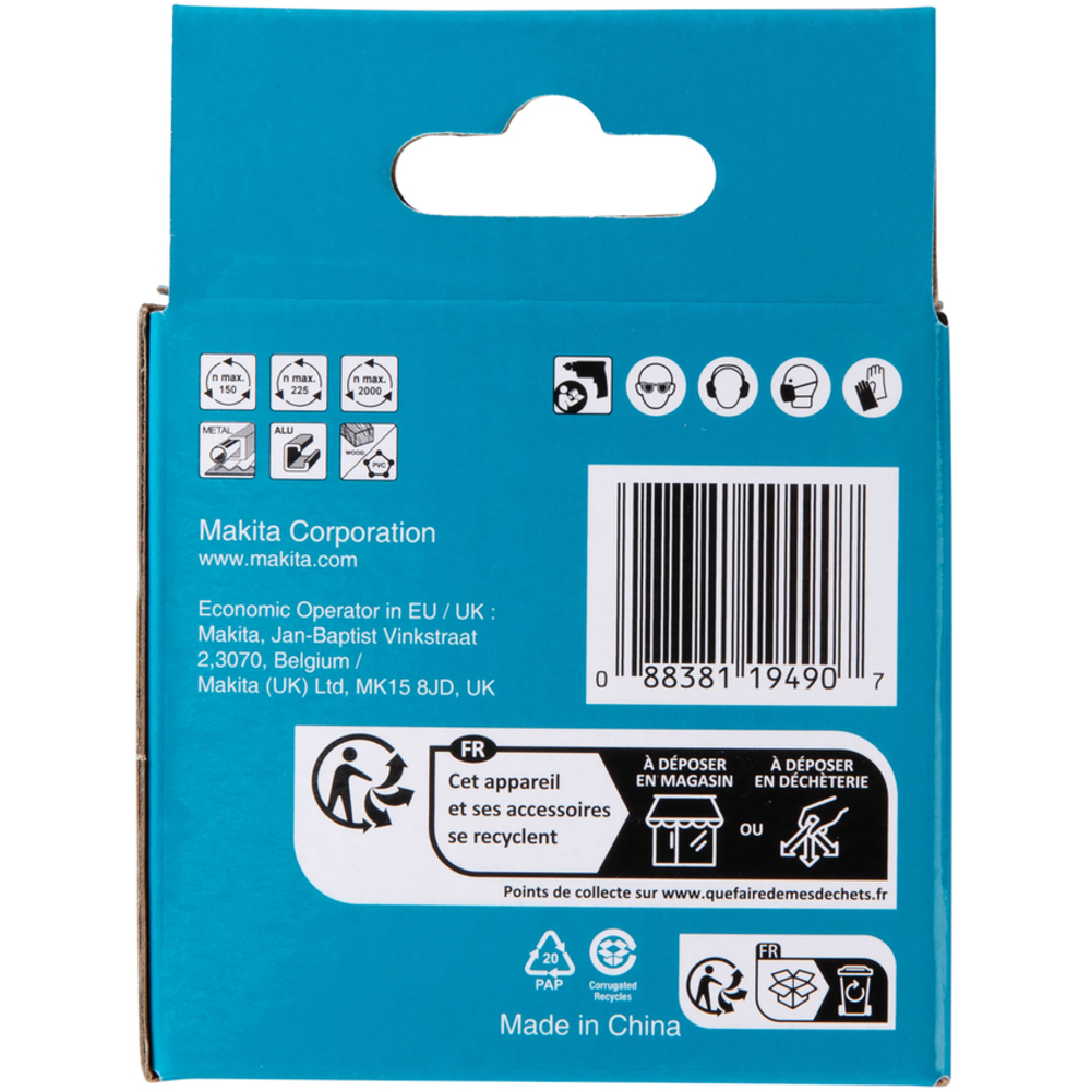 SCIE CLOCHE D57 MM BI-MÉTAL POUR PERCEUSES - MAKITA - D-17099
