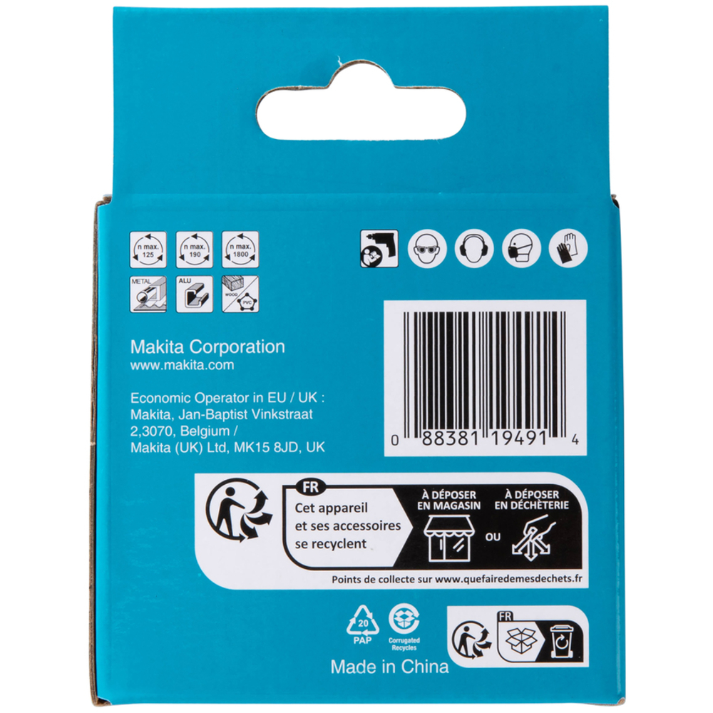 SCIE CLOCHE D68 MM BI-MÉTAL POUR PERCEUSES - MAKITA - D-17108