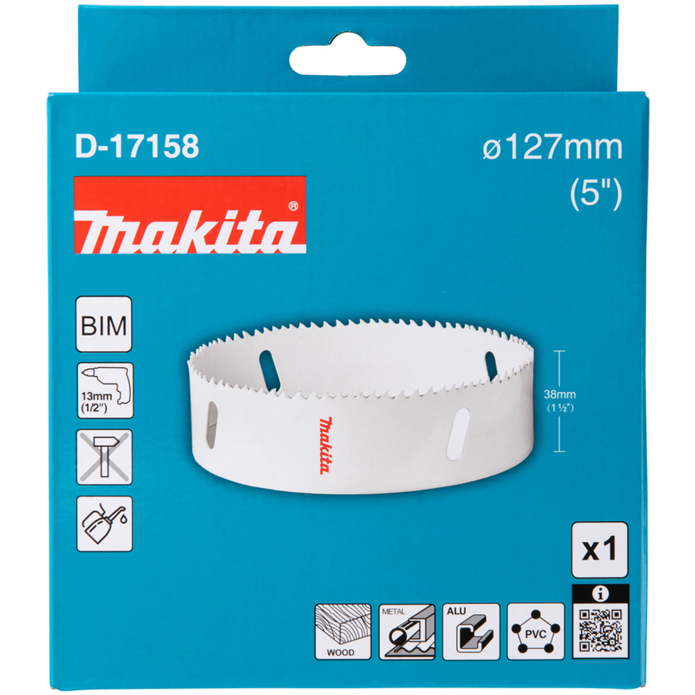 SCIE CLOCHE D127 MM BI-MÉTAL POUR PERCEUSES - MAKITA - D-17158