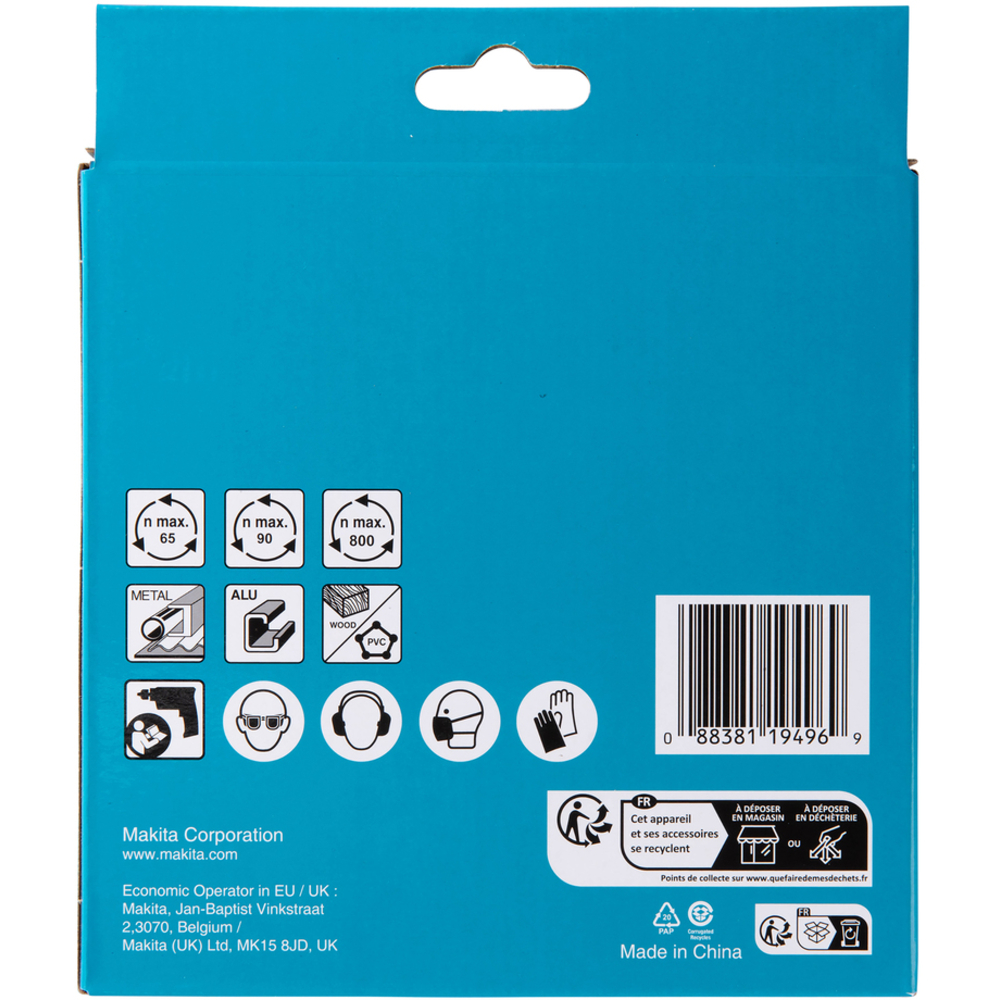 SCIE CLOCHE D127 MM BI-MÉTAL POUR PERCEUSES - MAKITA - D-17158