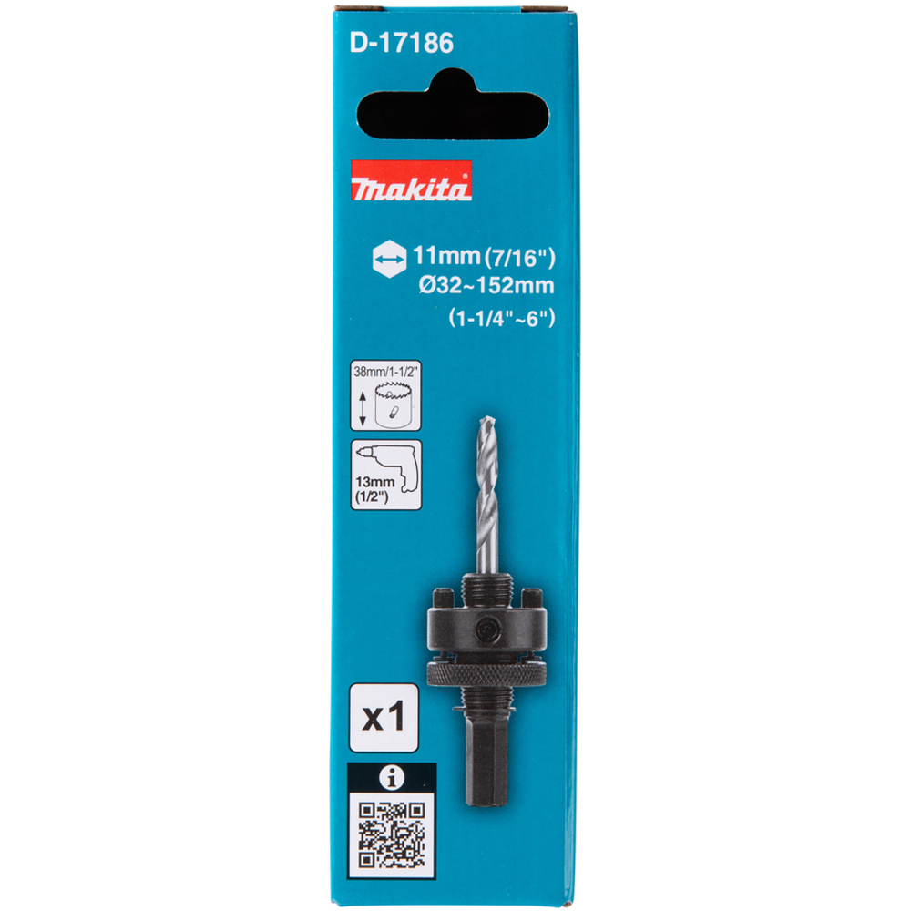 ADAPTATEUR POUR SCIES CLOCHES BI-METAL D30 A 152 MM - MAKITA - D-17186