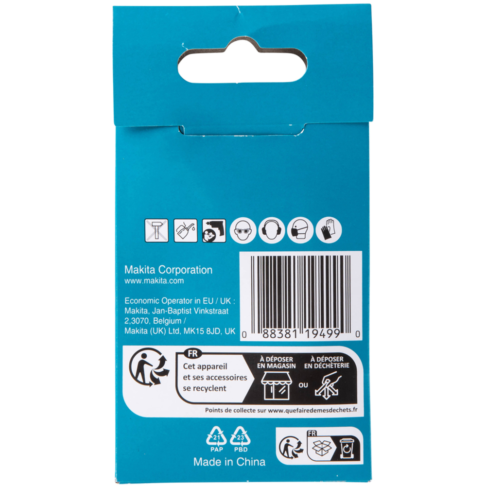 foret pilote 71mm pour scie cloche - MAKITA - D-17192