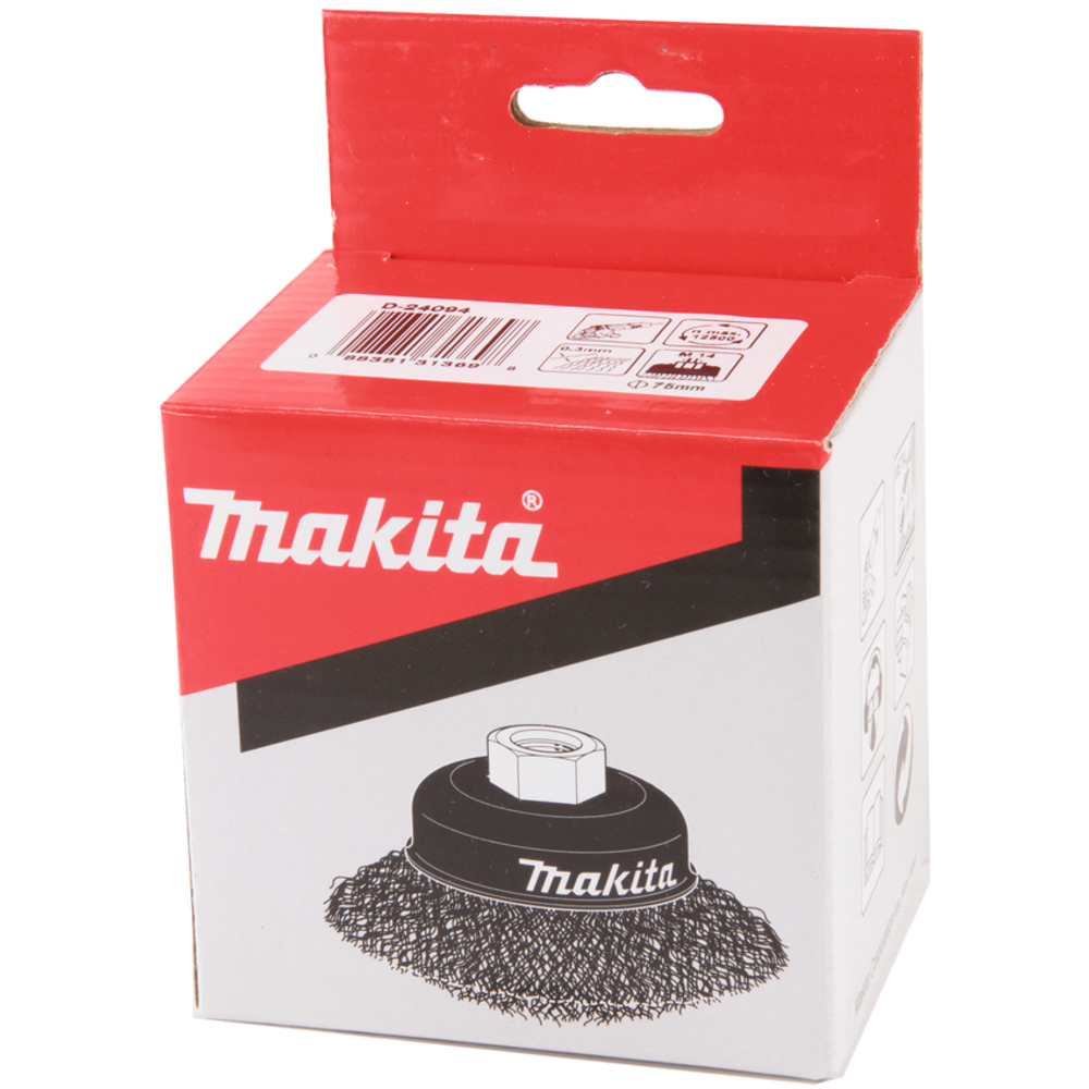 BROSSE BOISS. 75MM M14 TORS. - MAKITA - D-24094