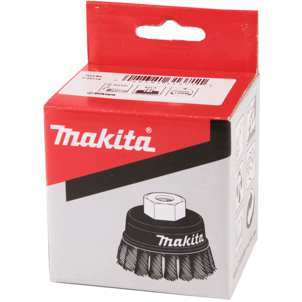 BROSSE BOISS. 60MM M14 TORS. - MAKITA - D-24119