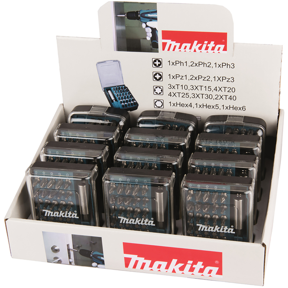 BOITE EMBOUTS MZ31pcsPRESx12 - MAKITA - D-34936-12