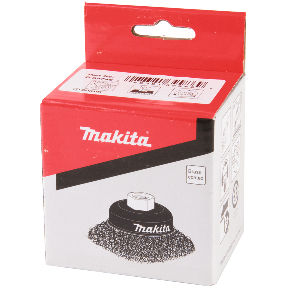 BROSSE BOISS. 60MM M14 OND. - MAKITA - D-39746