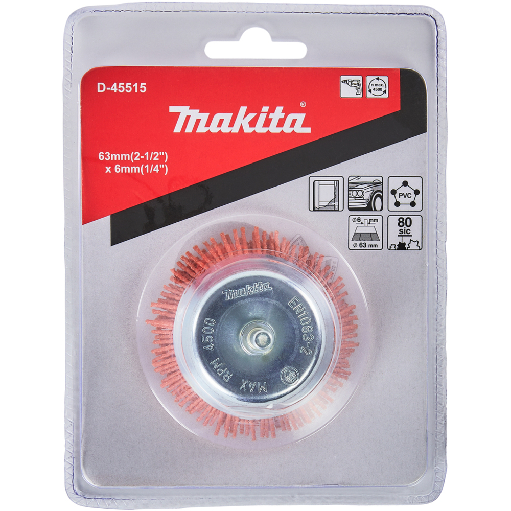 BROSSE BOI. 63MM CYL. NYL. GRO - MAKITA - D-45515