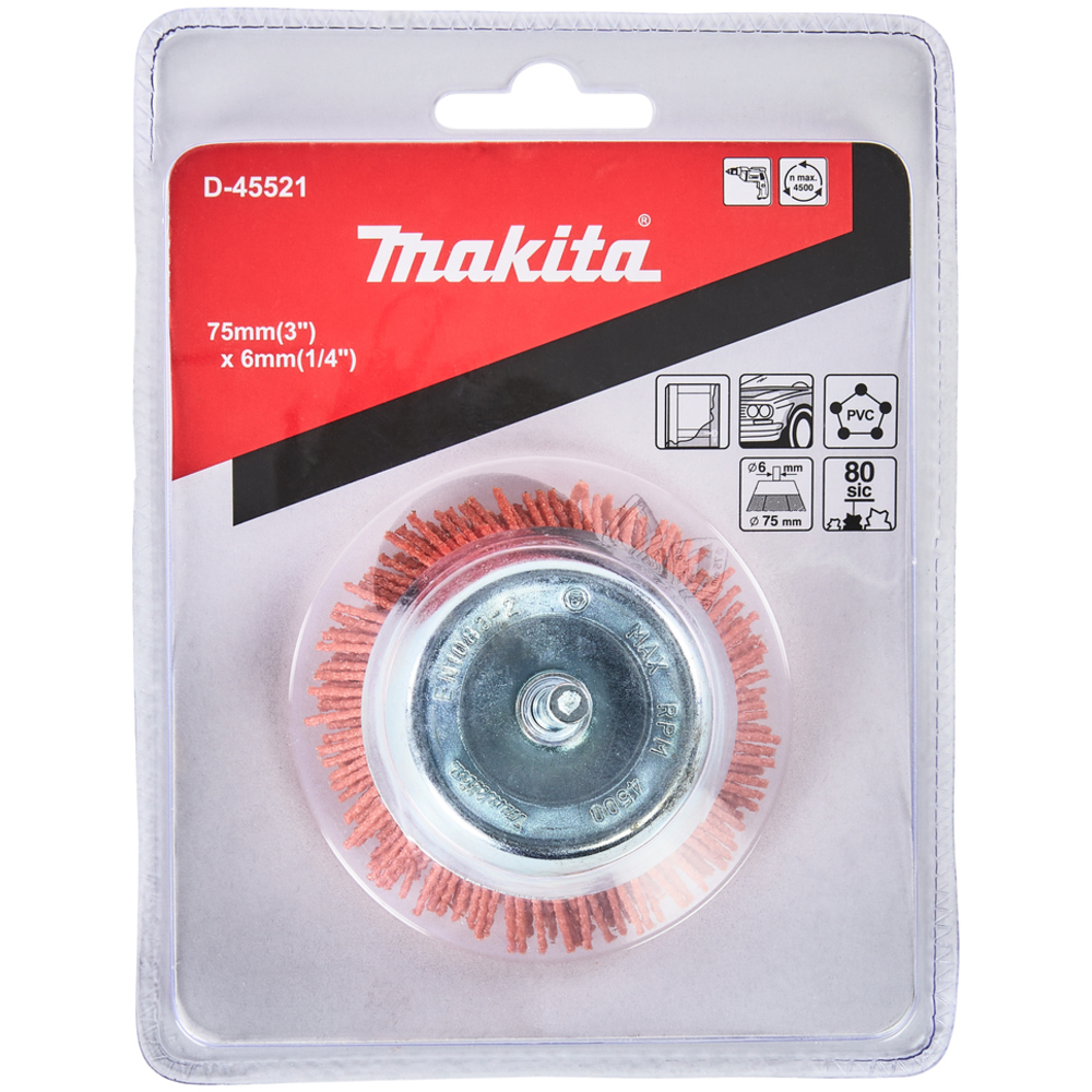 BROSSE BOI. 75MM CYL. NYL. GRO - MAKITA - D-45521