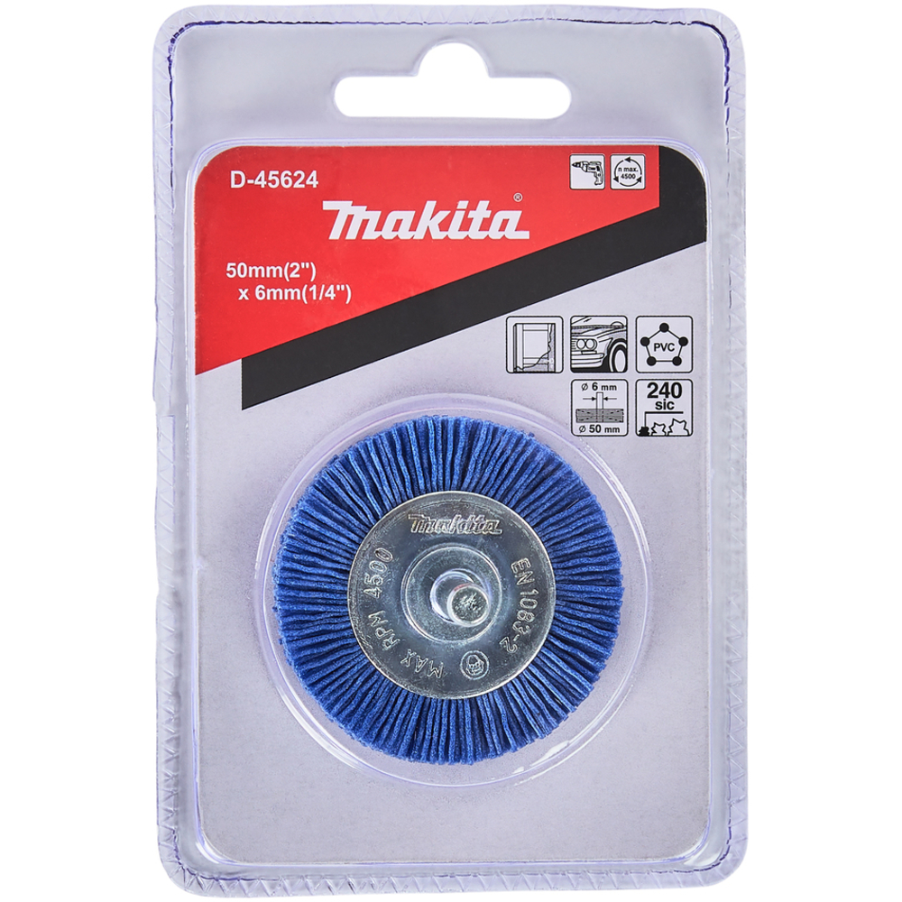 BROSSE CIR. 50MM CYL. NYL. FIN - MAKITA - D-45624