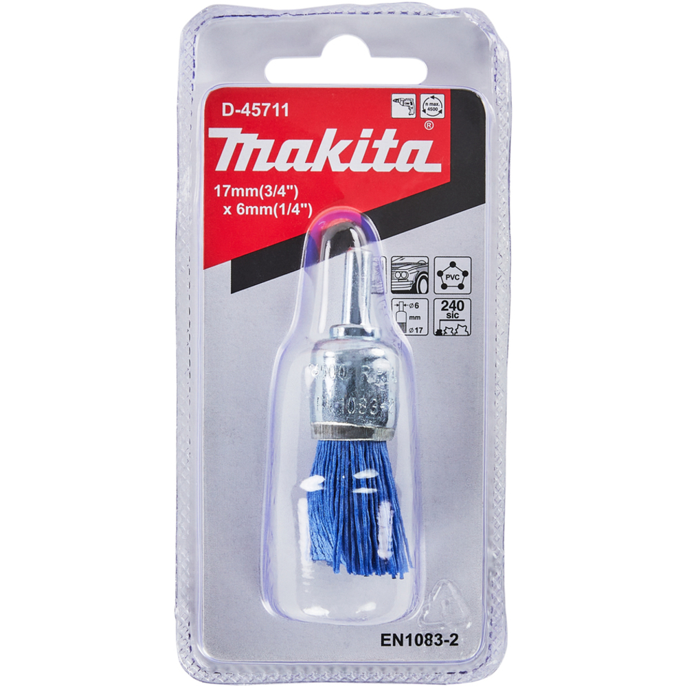 BROSSE PIN. 17MM CYL. NYL. FIN - MAKITA - D-45711