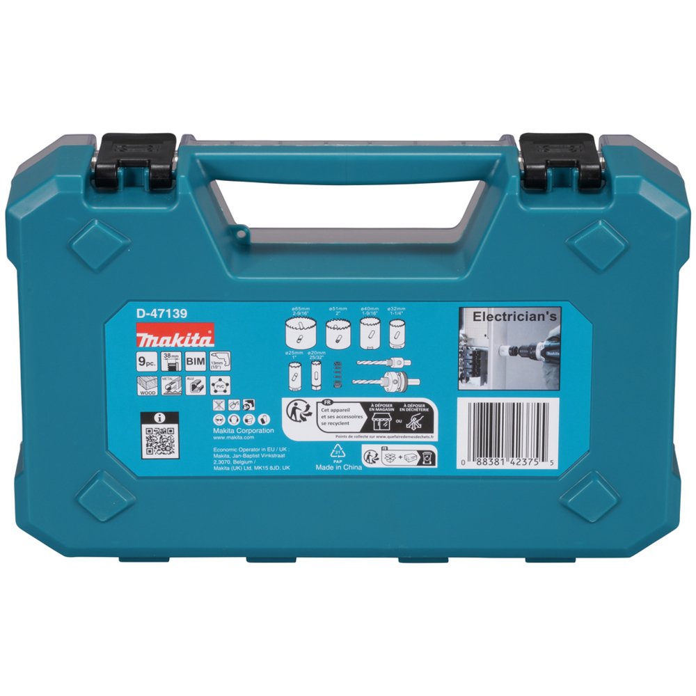 COFFRET DE 6 SCIES CLOCHES BI-METAL PLOMBIER - MAKITA - D-47139