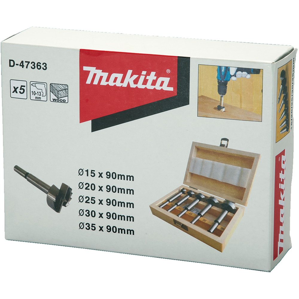 COFFRET 5 FORSTNER - MAKITA - D-47363