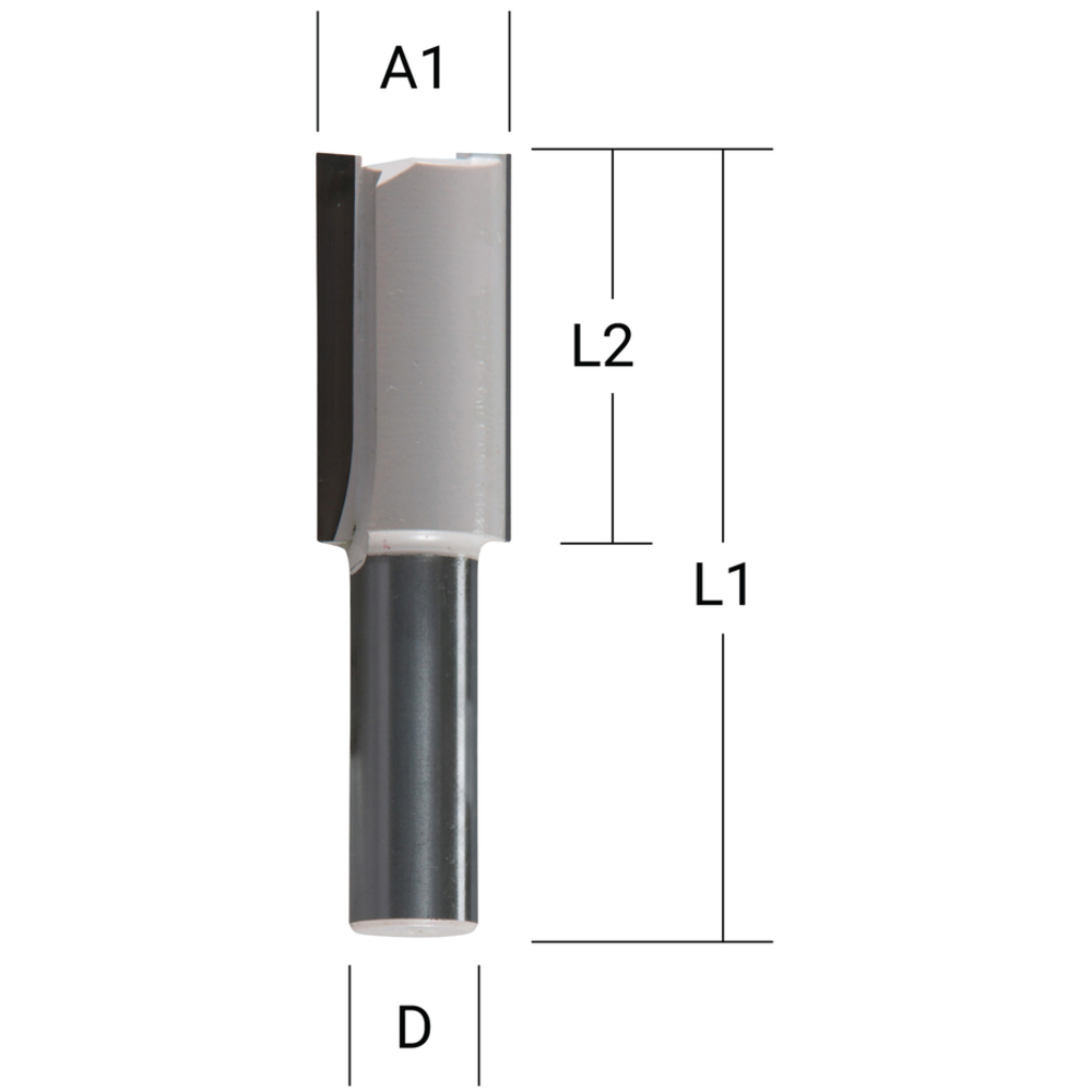 FRAISE DROITE Q12 D18 FL2 - MAKITA - D-47662