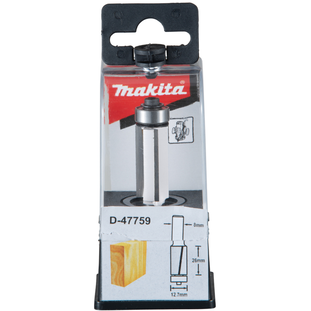 FRAISE AFFL Q8 D12,7 H26 TAILLANTSx3 - MAKITA - D-47759