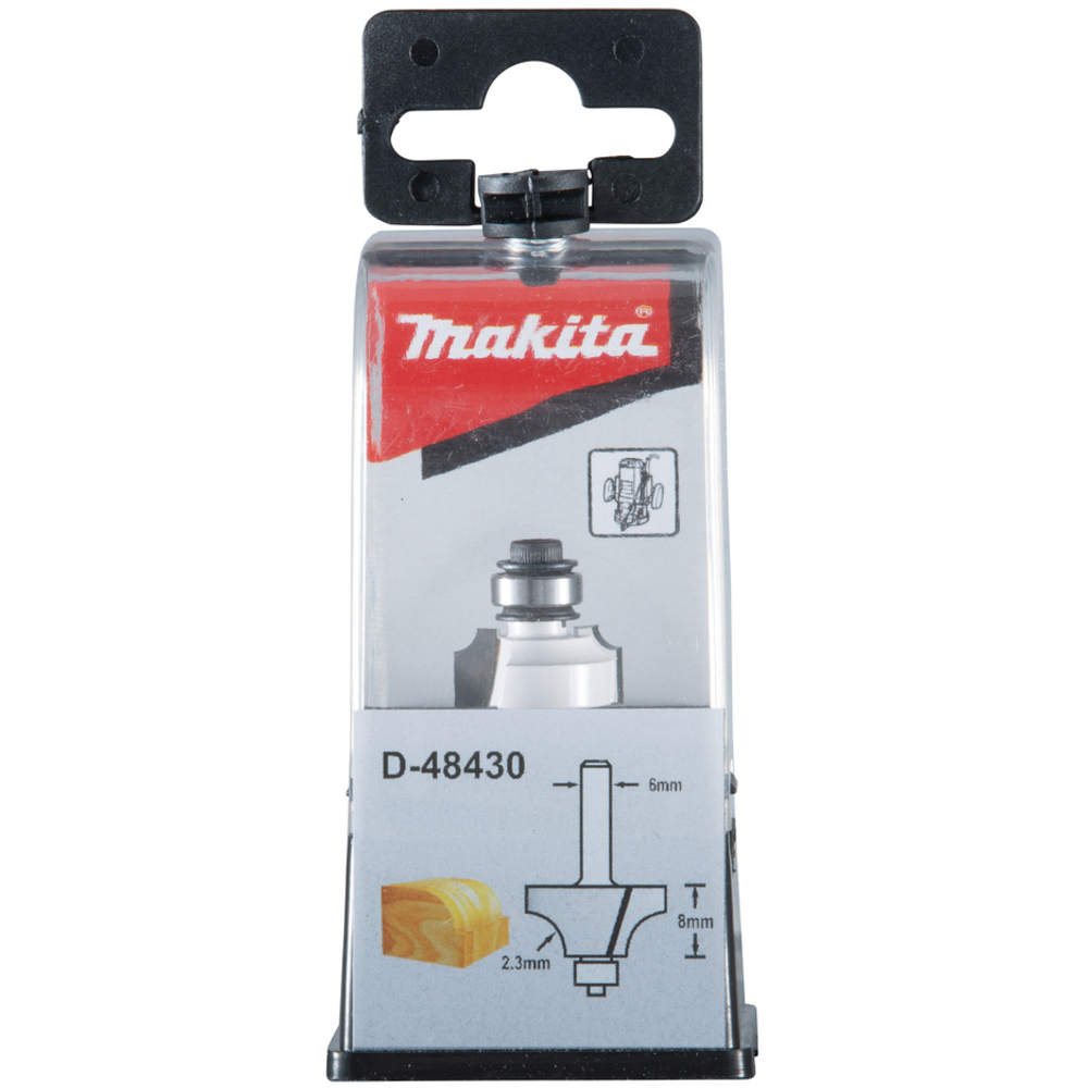 FRAISE 1/4 ROND+RLT Q6 D17 - MAKITA - D-48430