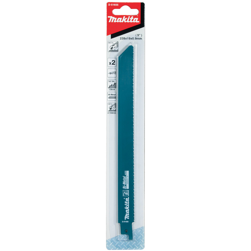 LAME RECIP BIM 225MM 14D/P 2P - MAKITA - D-51655