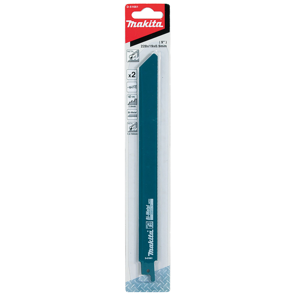 LAME RECIP BIM 225MM 18D/P 2P - MAKITA - D-51661