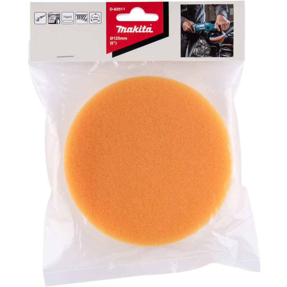 Mousse de polissage intensif D125mm auto-agrippant - MAKITA - D-62511
