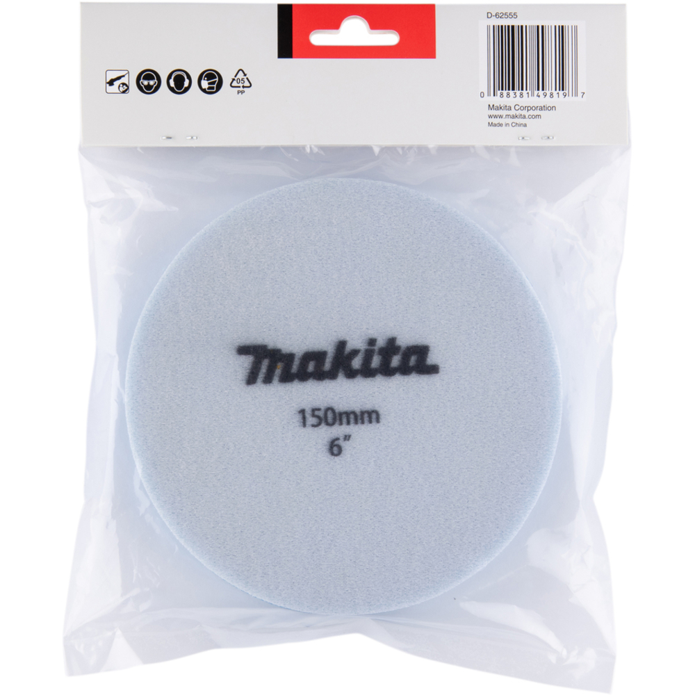 MOUSSE PLATE MOYENNE 150MM - MAKITA - D-62555