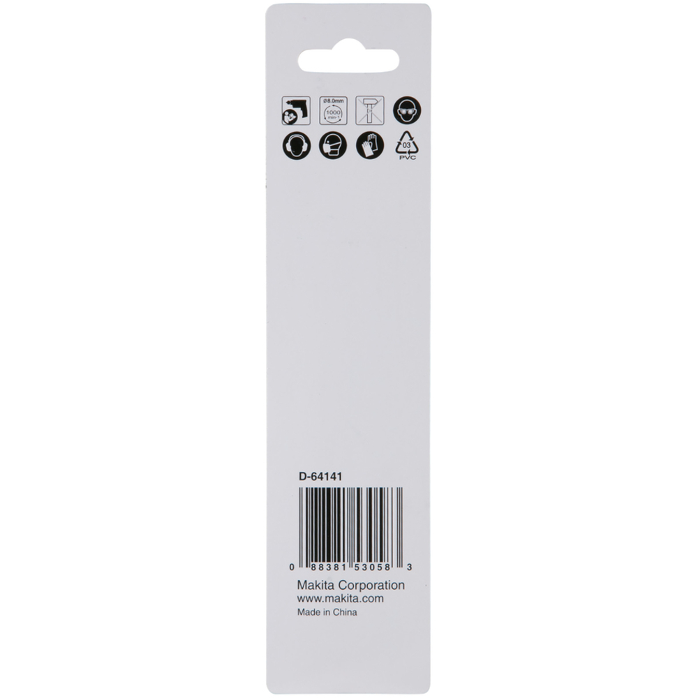 FORET METAL HSS-TiN D8x117MM - MAKITA - D-64141