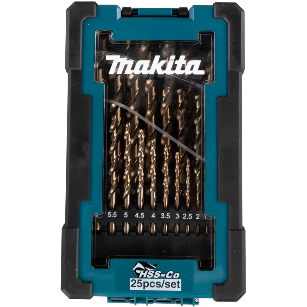 COFFRET 25 FORETS METAL HSS-CO - MAKITA - D-67577