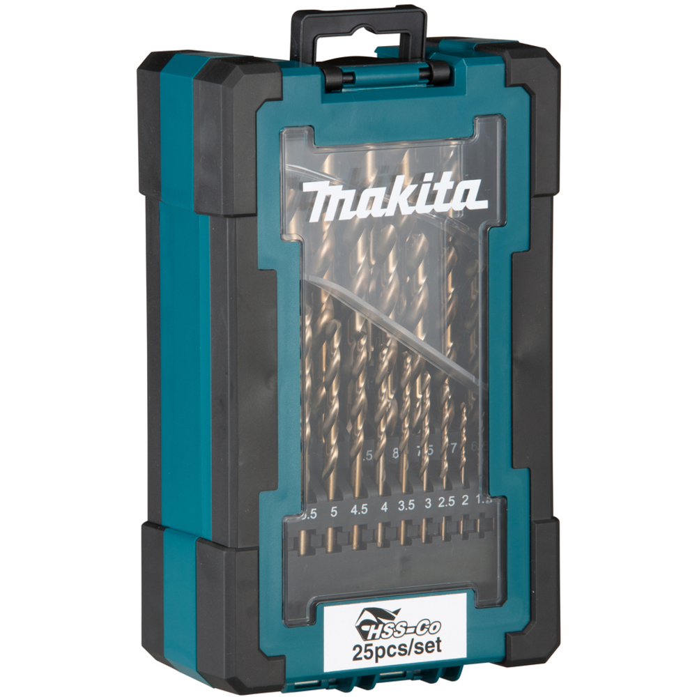 COFFRET 25 FORETS METAL HSS-CO - MAKITA - D-67577
