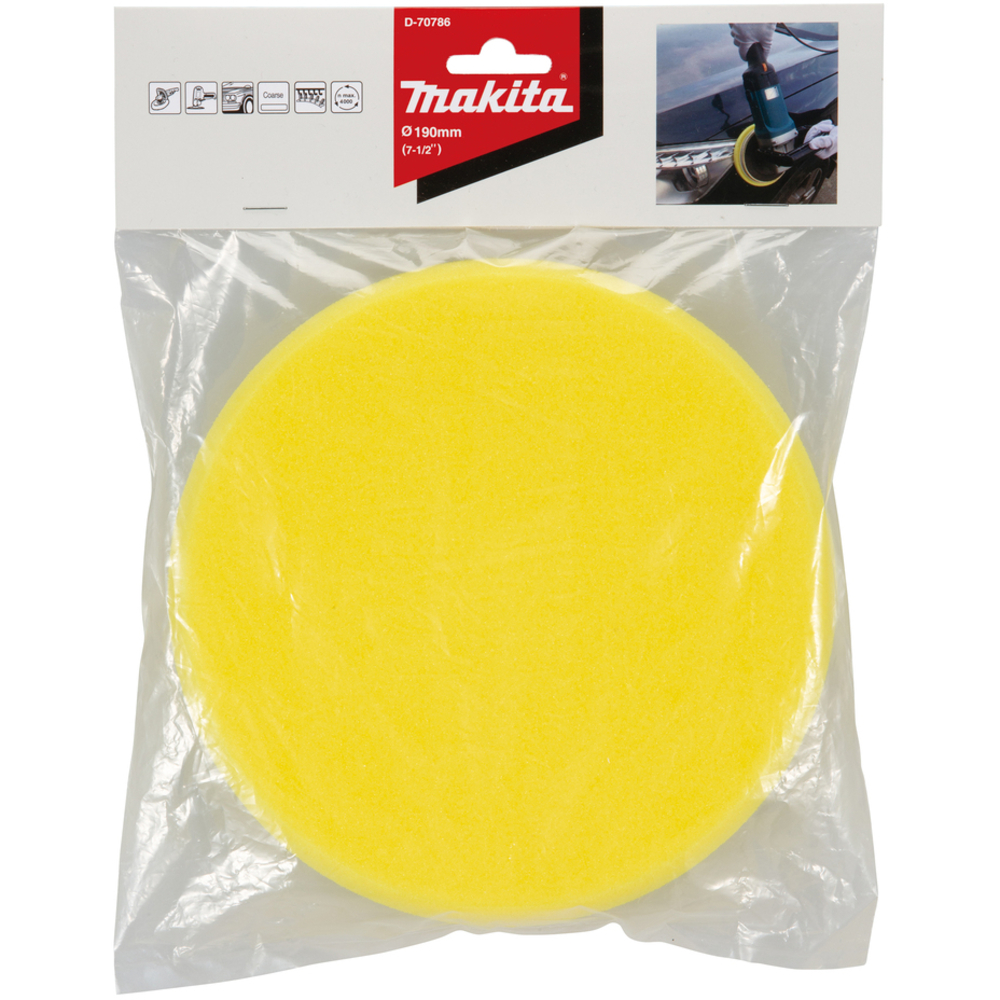 EPONGE POLISSAGE INTENSIF D180MM - MAKITA - D-70786