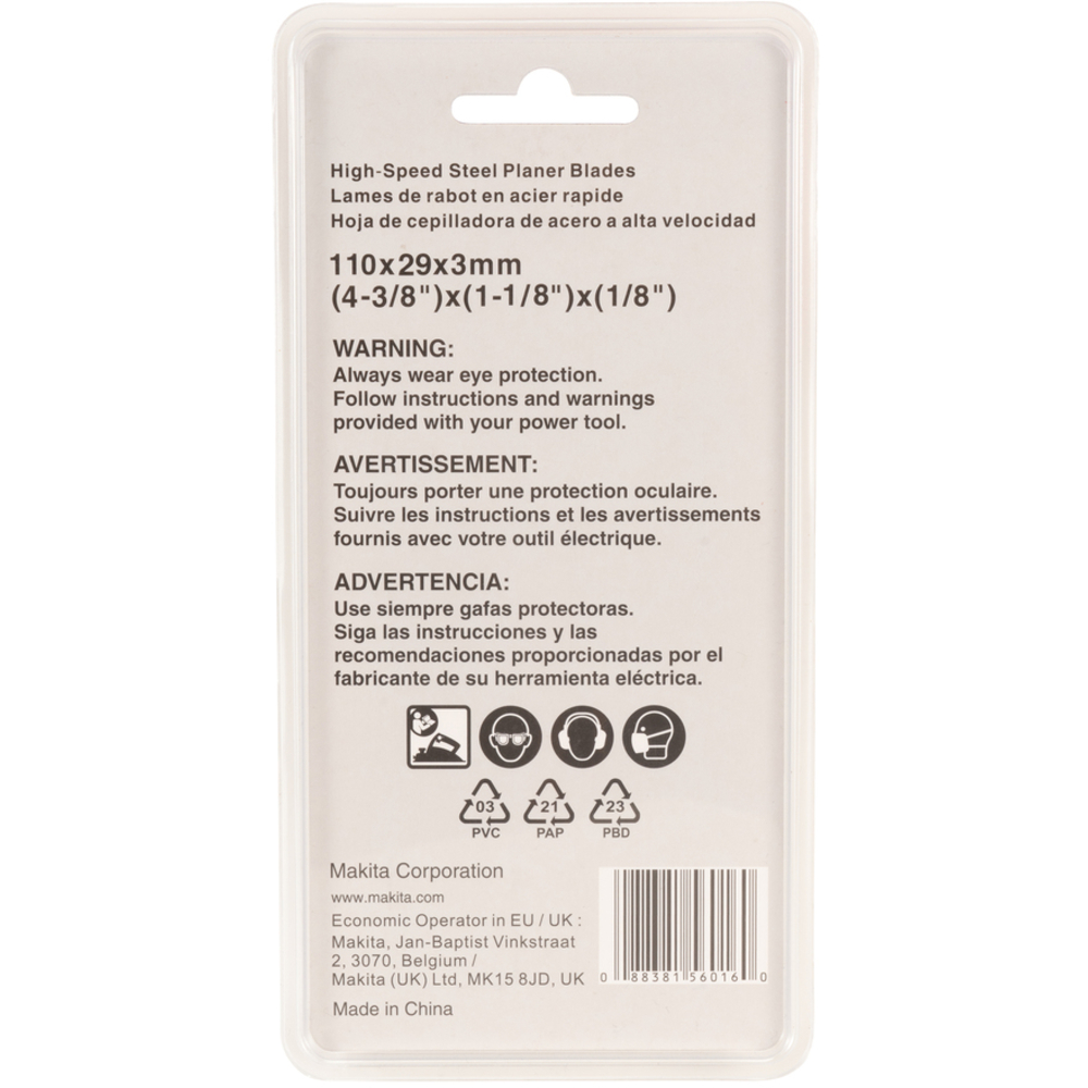 JEU FERS HSS 110MM - MAKITA - D-71211