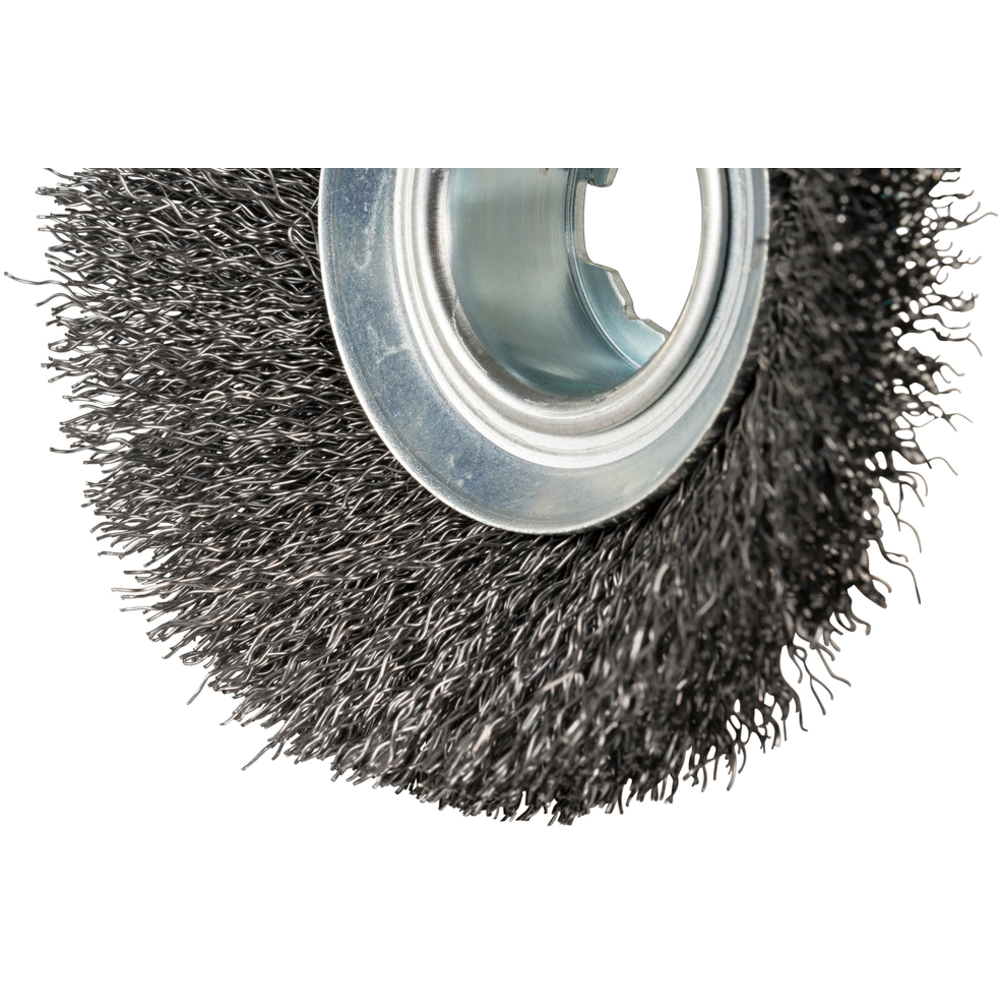 BROSSE BOISSEAU X-LOCK 75MM FILS ACIER ONDULÉS - MAKITA - D-73396