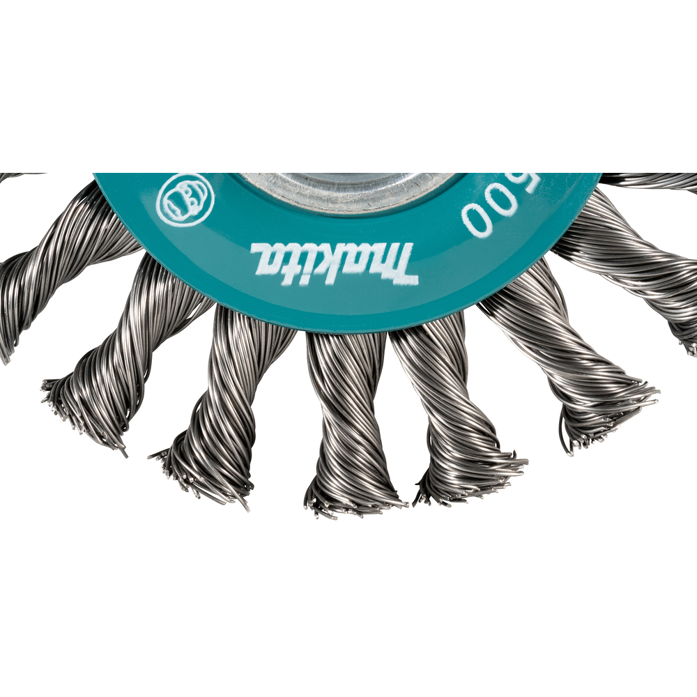 BROSSE CONIQUE X-LOCK 115MM FILS ACIER TORSADÉS F - MAKITA - D-73405