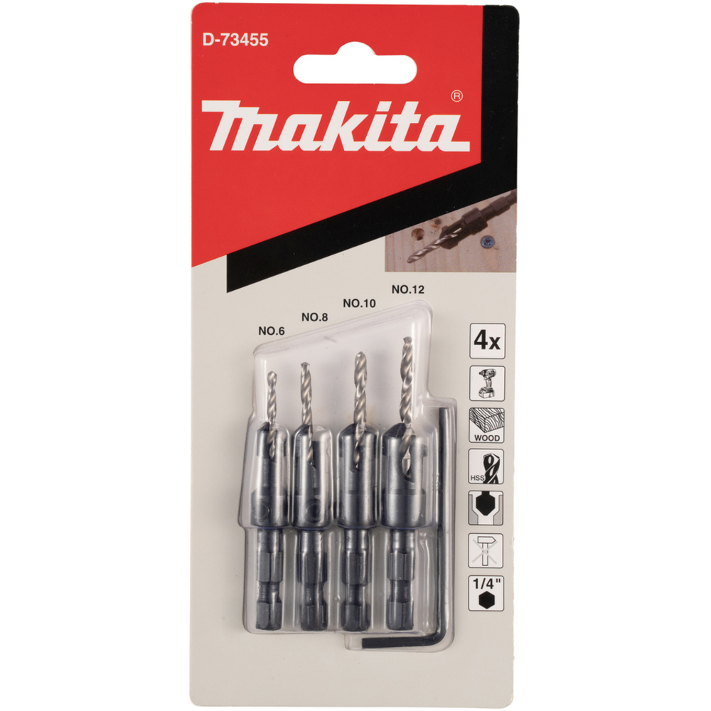 COFFRET 4 FRAISES - MAKITA - D-73455