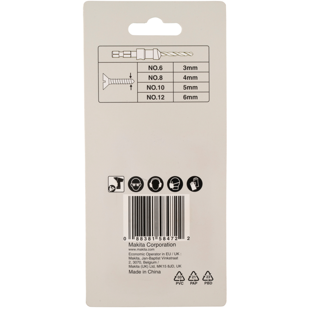 COFFRET 4 FRAISES - MAKITA - D-73455