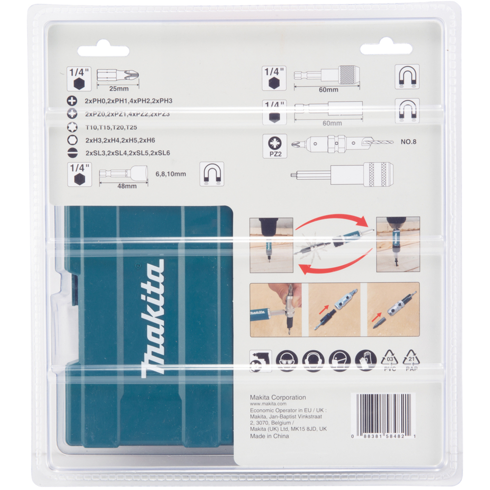 COFFRET EMBOUTS 47PCS - MAKITA - D-73461