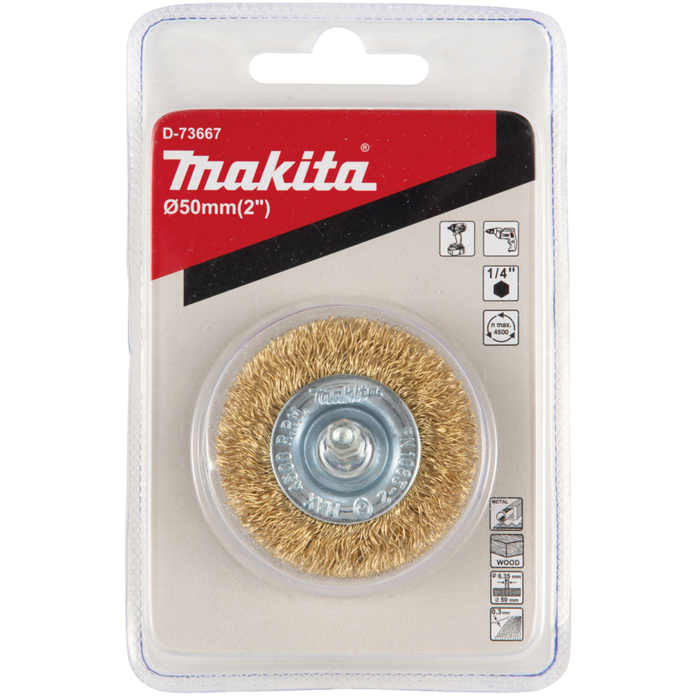 BROSSE CIRCULAIRE FILS LAITON 50MM - MAKITA - D-73667