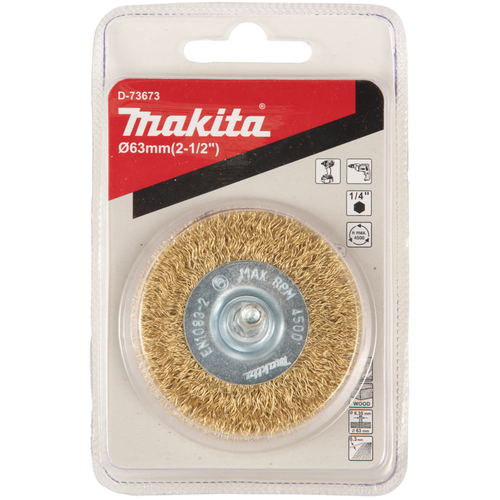 BROSSE CIRCULAIRE FILS LAITON 63MM - MAKITA - D-73673