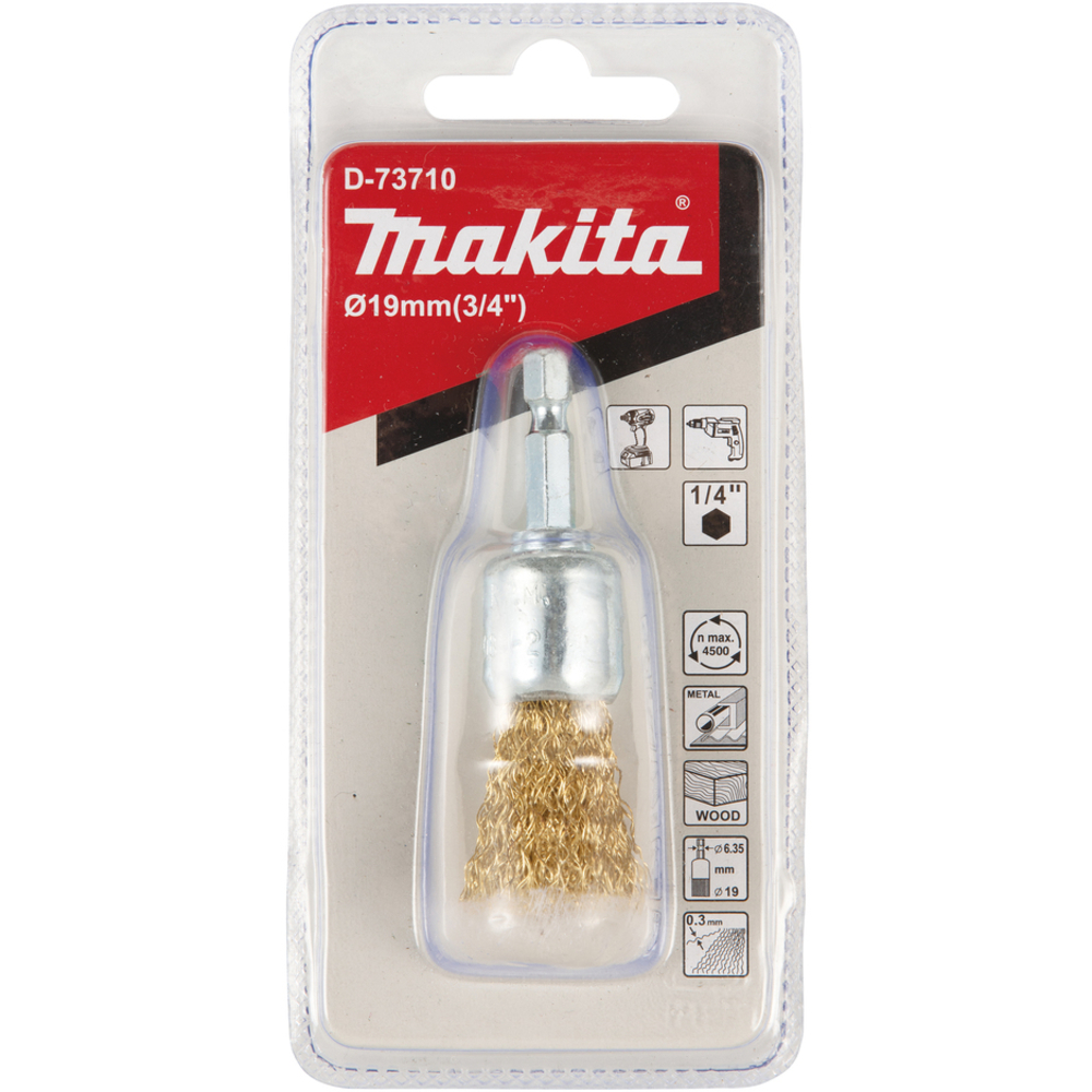 BROSSE PINCEAU FILS LAITON 19MM - MAKITA - D-73710