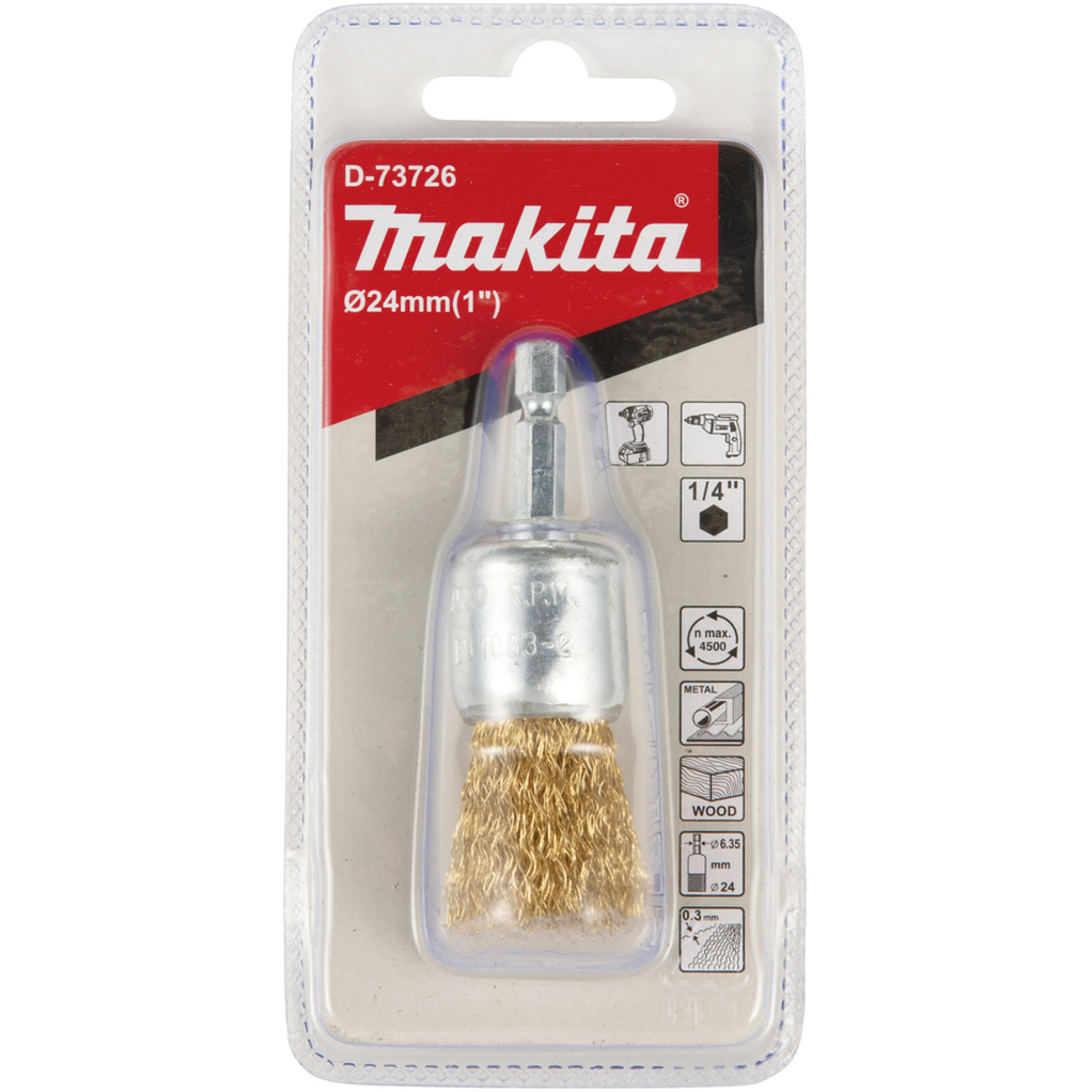 BROSSE PINCEAU FILS LAITON 24MM - MAKITA - D-73726