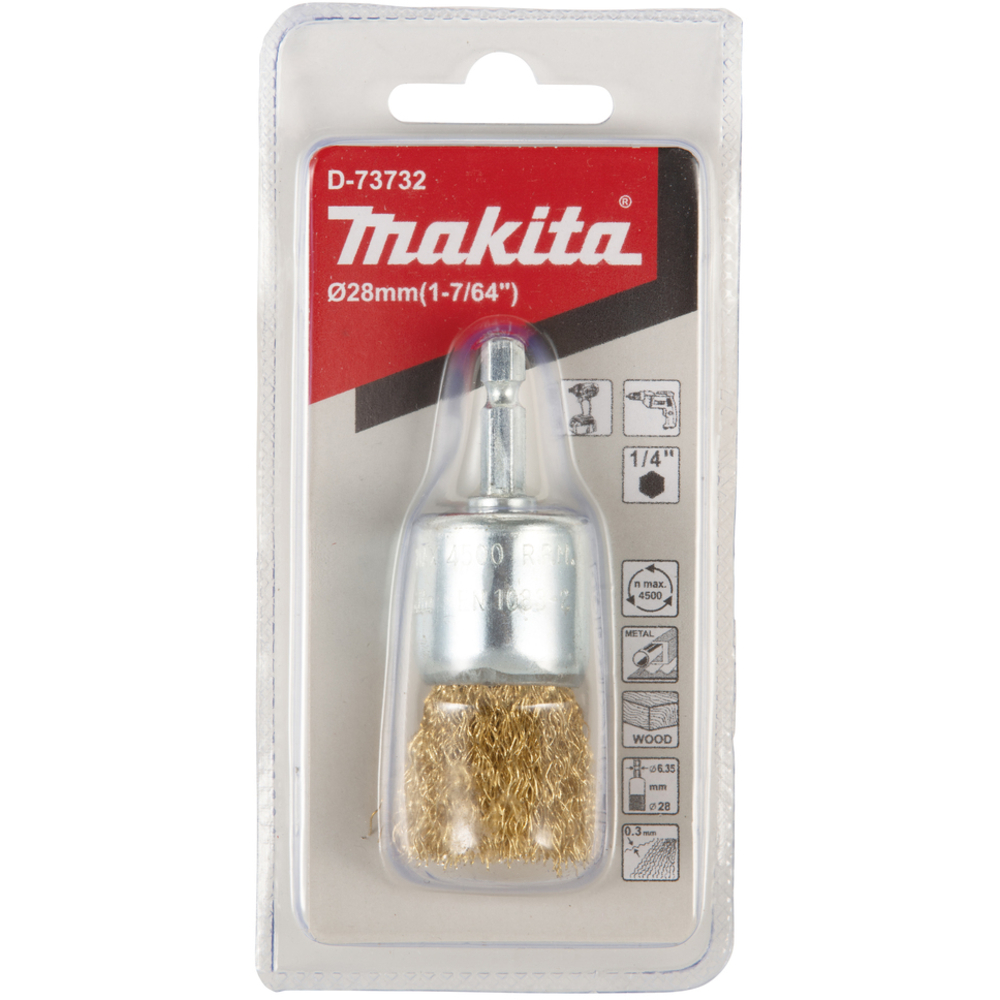 BROSSE PINCEAU FILS LAITON 28MM - MAKITA - D-73732