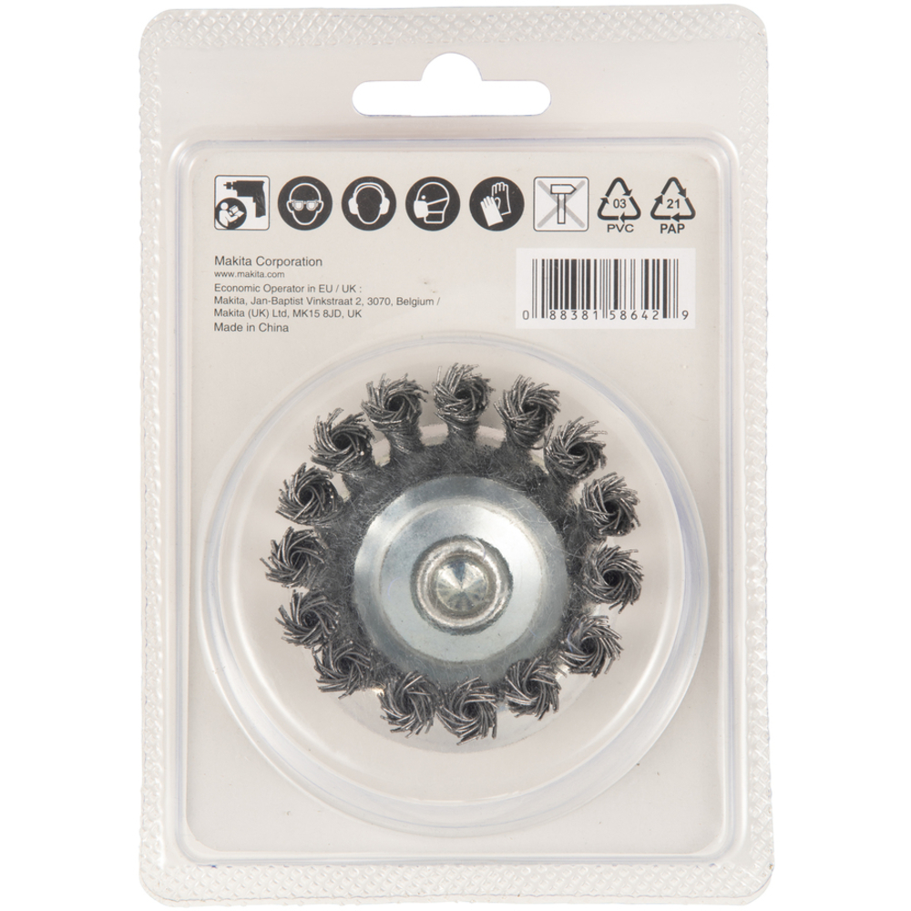 BROSSE BOISSEAU FILS TORSADES 63MM - MAKITA - D-73798