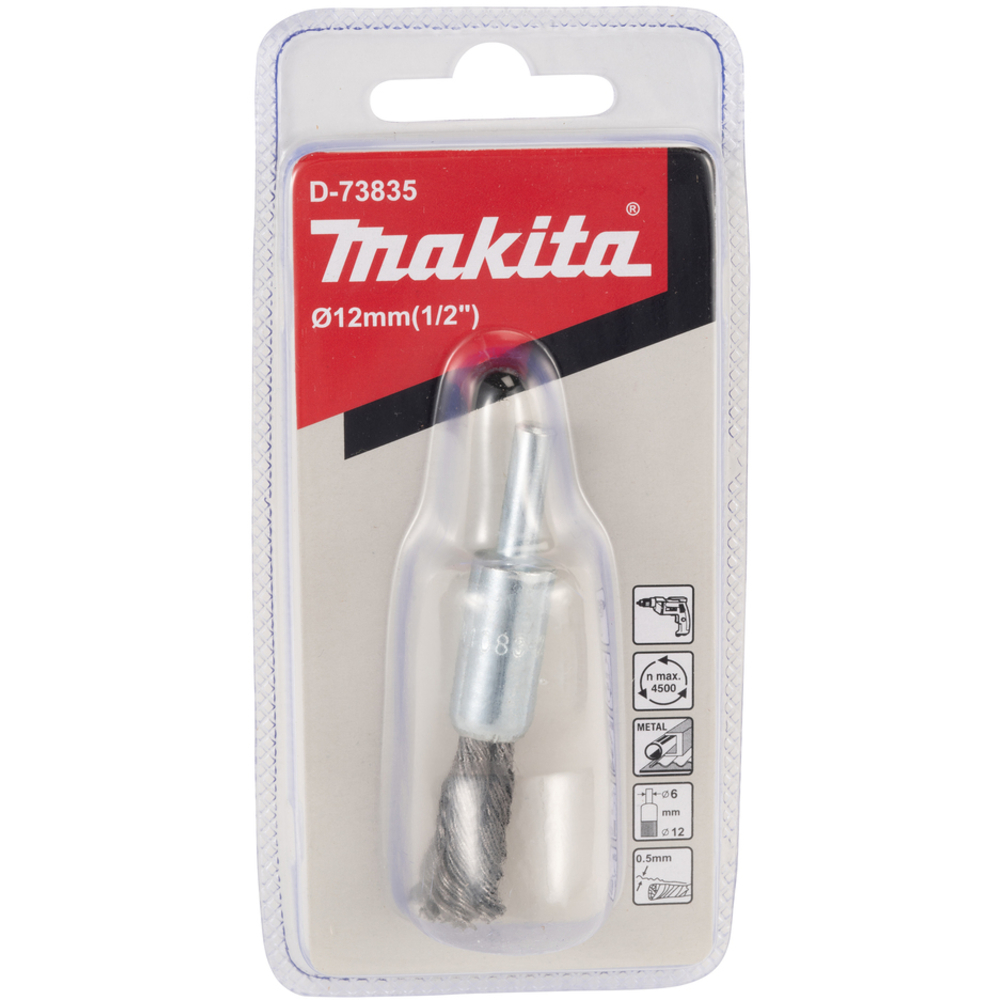 BROSSE PINCEAU FILS TORSADES 12MM - MAKITA - D-73835