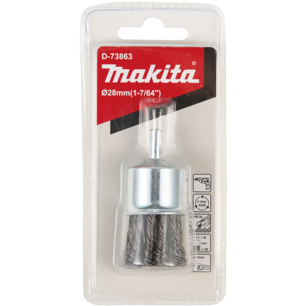 BROSSE PINCEAU FILS TORSADES 28MM - MAKITA - D-73863