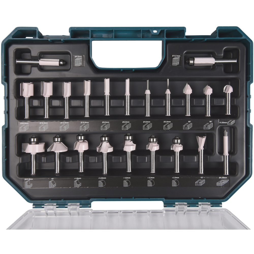 COFFRET DE 22 FRAISES - MAKITA - D-74778
