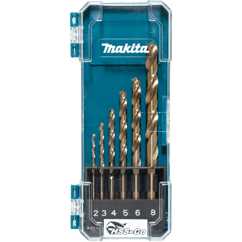 COFFRET 6 FORETS METAL HSS-CO - MAKITA - D-75758