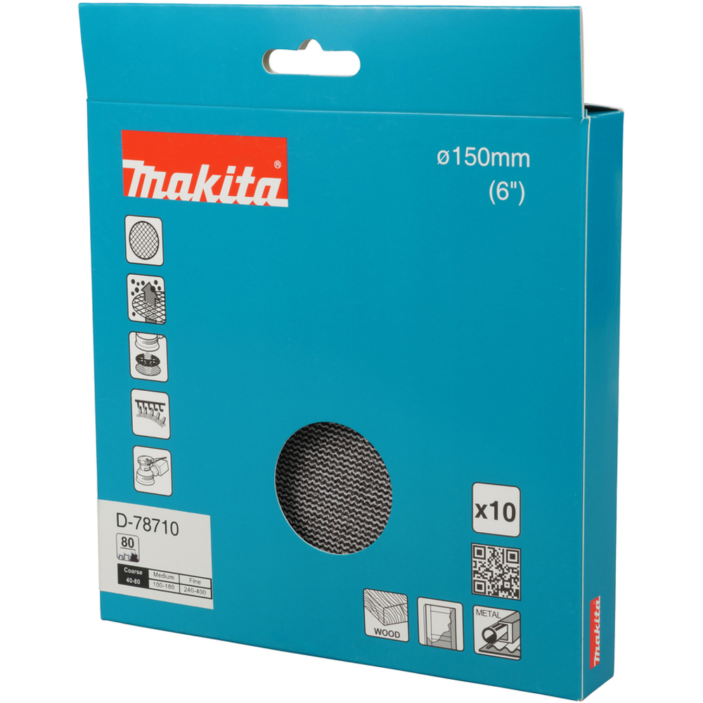 ABRASIVF EN MAILLE DIAM 150 A80 X10 - MAKITA - D-78710