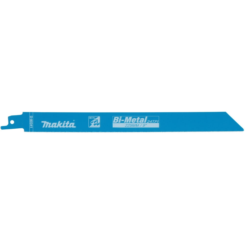 Lames métal par 2 - 225x0,9 mm 24TPI pour scie récipro - MAKITA - D-80341