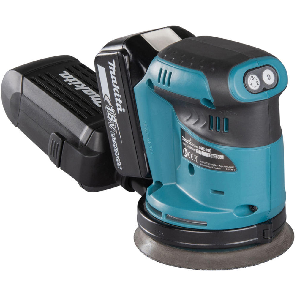 Ponceuse excentrique LXT 18V Li-Ion 125 mm - MAKITA - DBO180ZJ